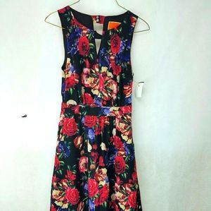 Chiffon floral dress
